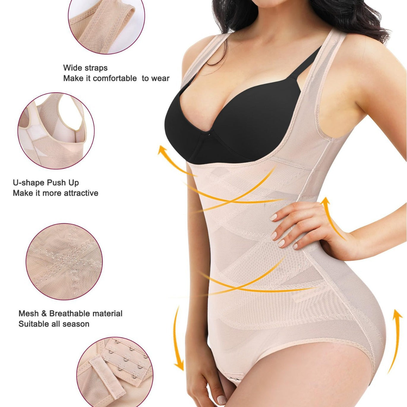 SculptHer Firm Curve Bodysuit